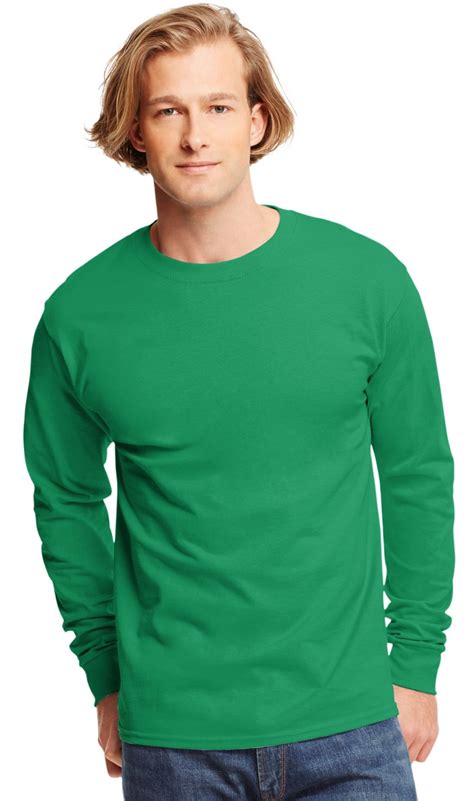 Green Long Sleeve Shirts Clothing 